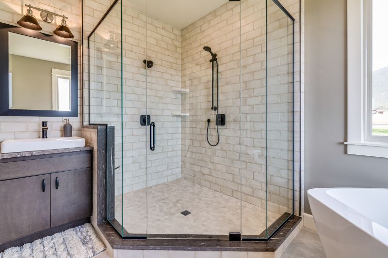 Stylish Shower Niche and Accessories