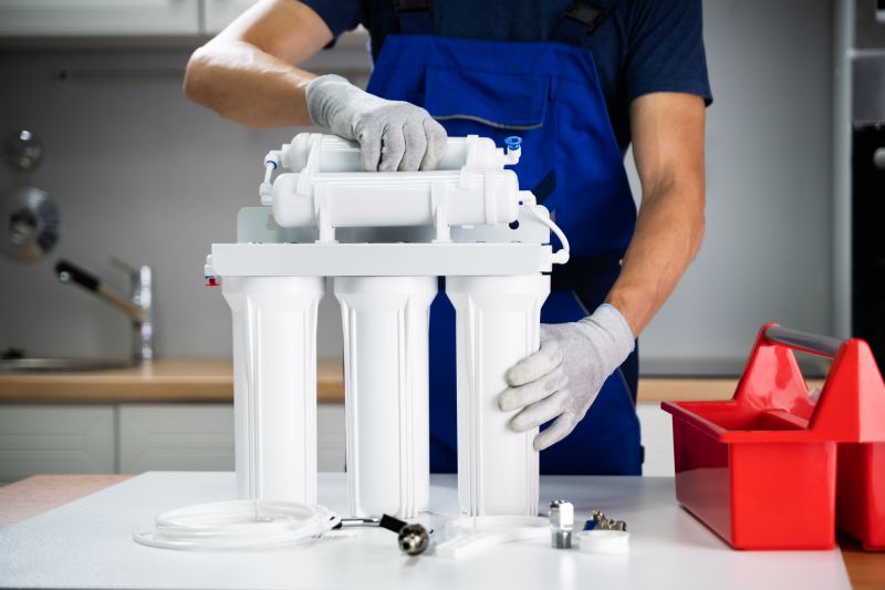 Water Softener System Installation in Progress